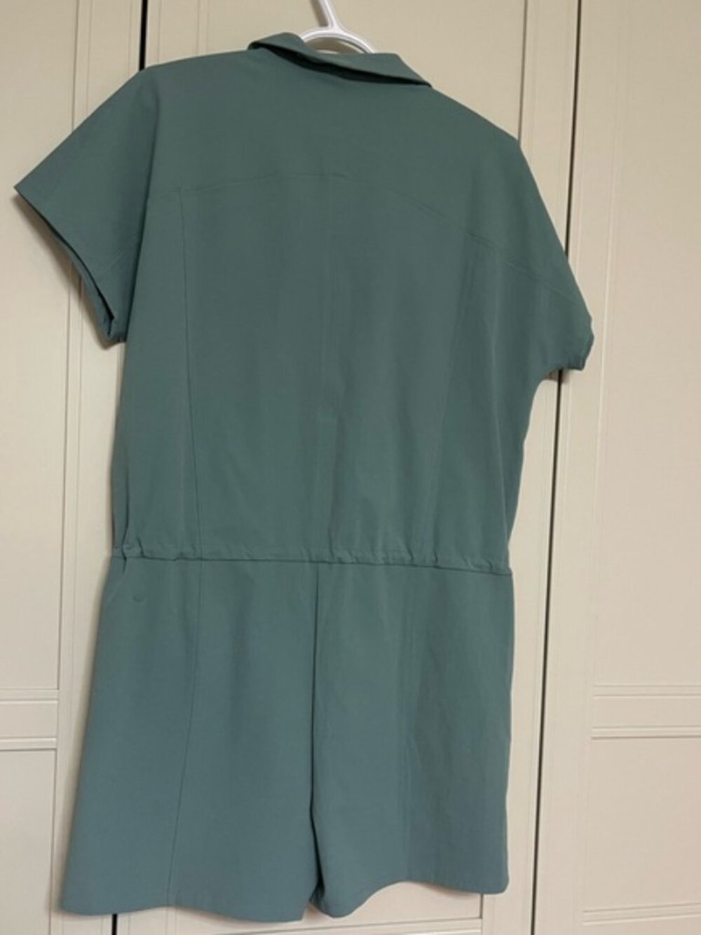 NWT Lululemon Stretch Rib Pocketed Romper in Tidewater Teal - Picture 6 of 9